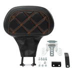 Black Rider Driver Backrest for Harley Touring CVO Street Road Glide (1988–2023)