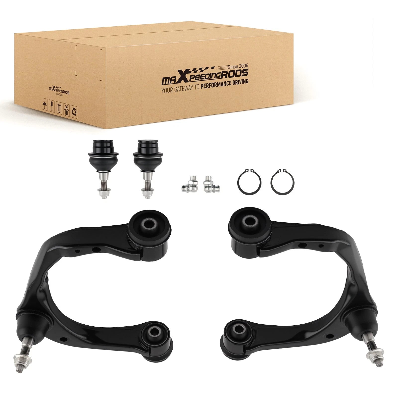 Set of 4 Front Upper Control Arm Ball Joints for Ford F150 Expedition (2015–2021)