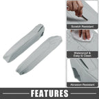 Car Armrest Covers for Honda Odyssey (2000-2011) - 1 Pair, Gray