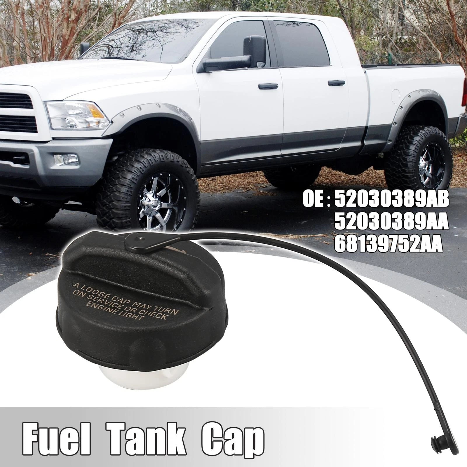 Fuel Tank Cap for Dodge Challenger (2011–2019) 52030389AB 52030389AA