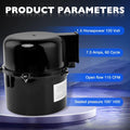 Pool Spa Blower for Air Supply Silencer 2" Plumbing 1.5HP 120V