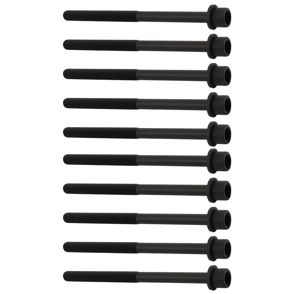 Set of 10 Engine Cylinder Head Bolts for Hyundai Kia 2.0L 2.4L