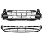 Chrome Black Front Grille for Ford Fusion Mondeo (2013-2016)