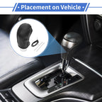 1 Pc Gear Shift Knob Cover for Hyundai Tucson (2015–2018) Pebbled Black
