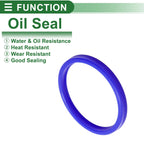 Set of 5 Oil Seal Rotary Shaft Seal 75x85x8mm High Pressure TPU