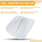 Fuel Tank Door Cap for Toyota CHR (2018–2025) Chrome Silver Tone