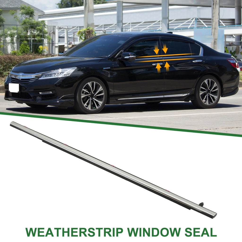 1pc Rear Left Weatherstrip Window Seal No. 72950T2AA01 for Honda Accord (2013–2017)