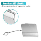 Rear Bumper Tow Hook Cap for Mercedes Benz E-Class (2017-2023) Silver Tone