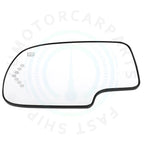 Heated Front Driver Side Mirror Glass with Turn Signal for Chevy GMC Cadillac (2003–2007)