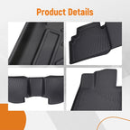 Set of 4 TPE Waterproof Carpet Floor Mats for Hyundai Tucson (2022–2025)