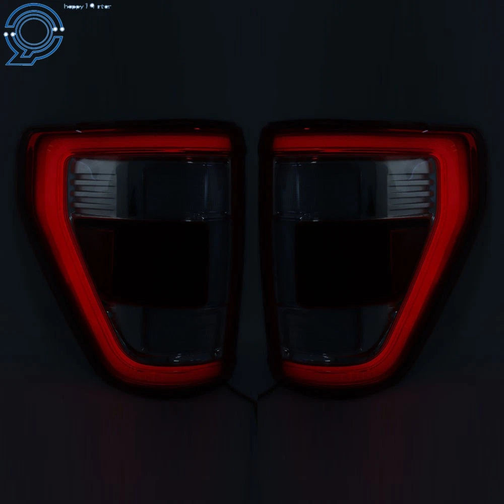 Pair LED Rear Tail Light Assembly W/Blind Spot for Ford F-150 (2021–2023)