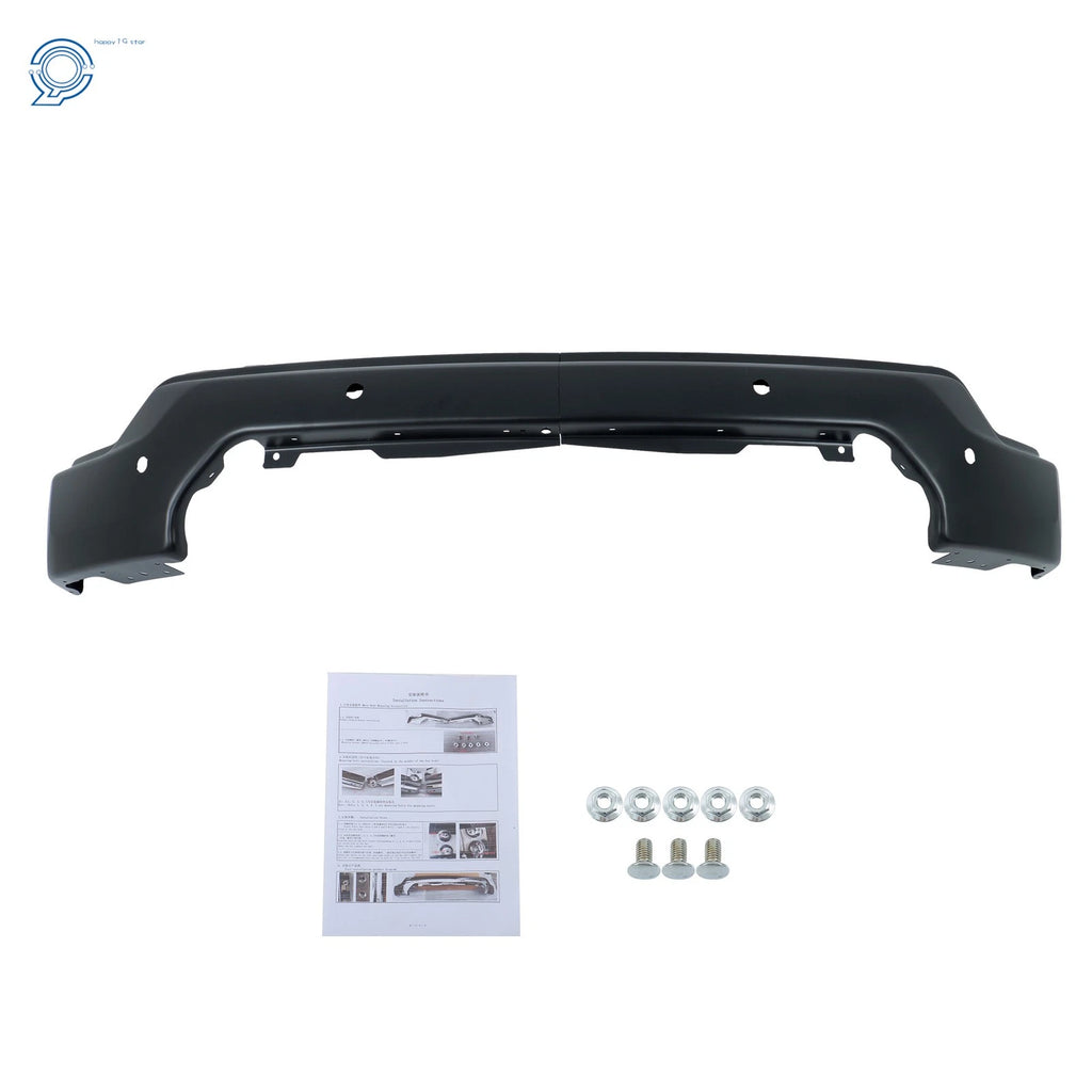 Steel Split Front Bumper for GMC Sierra 1500 (2019-2021) with Sensor Holes