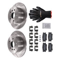 Rear Brake Rotors and Pads Kit for Toyota Avalon (2008–2012), Camry (2007–2011) D1212