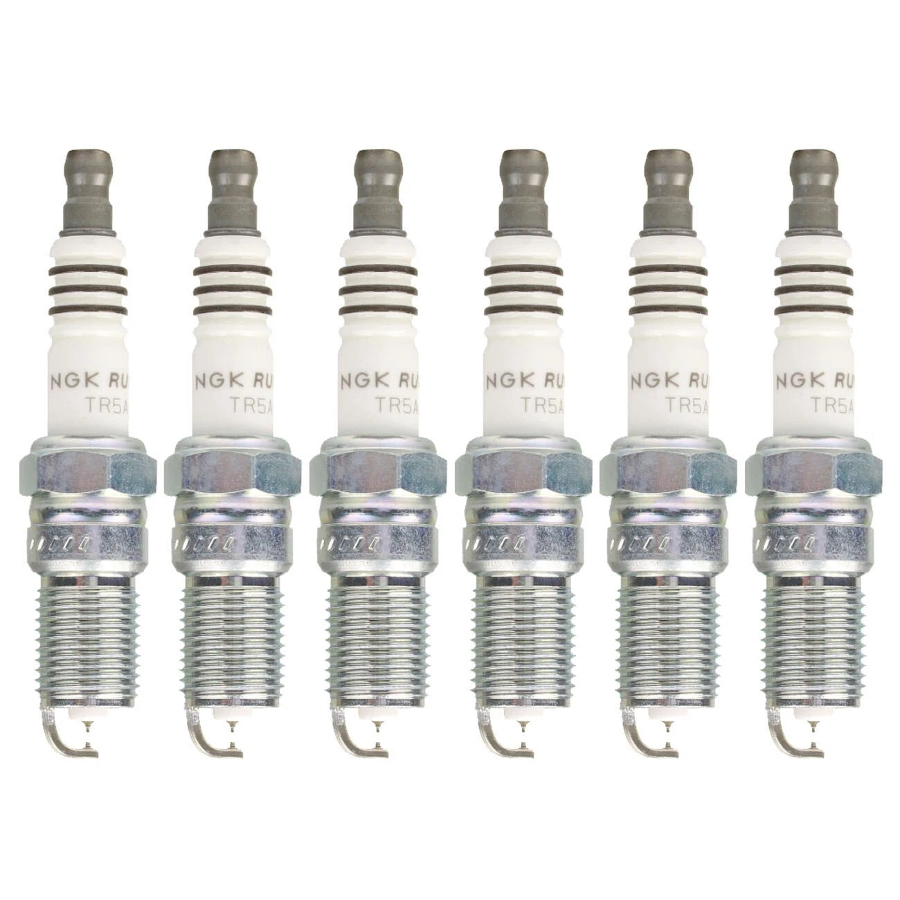 Set of 6 Ruthenium HX Spark Plugs for Chevy Ford GMC Isuzu Lincoln Mazda Mercury