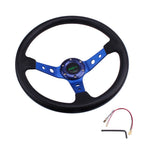 13.5" Deep Dish Racing Steering Wheel for Universal Fit (Drifting)