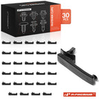 30Pcs Front Door Weatherstrip Retainer Clips for Honda Accord