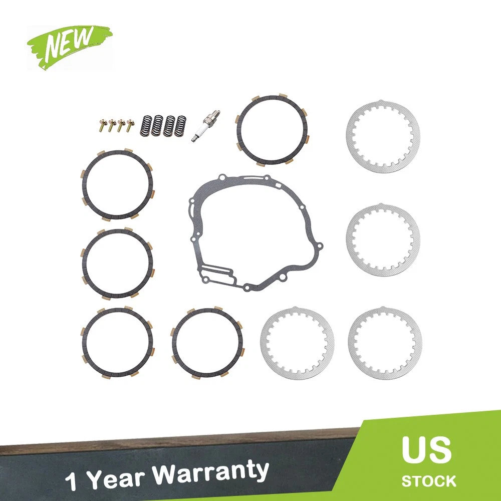 Clutch Friction Steel Plates Gasket Springs for Yamaha TTR125L (2000–2008)