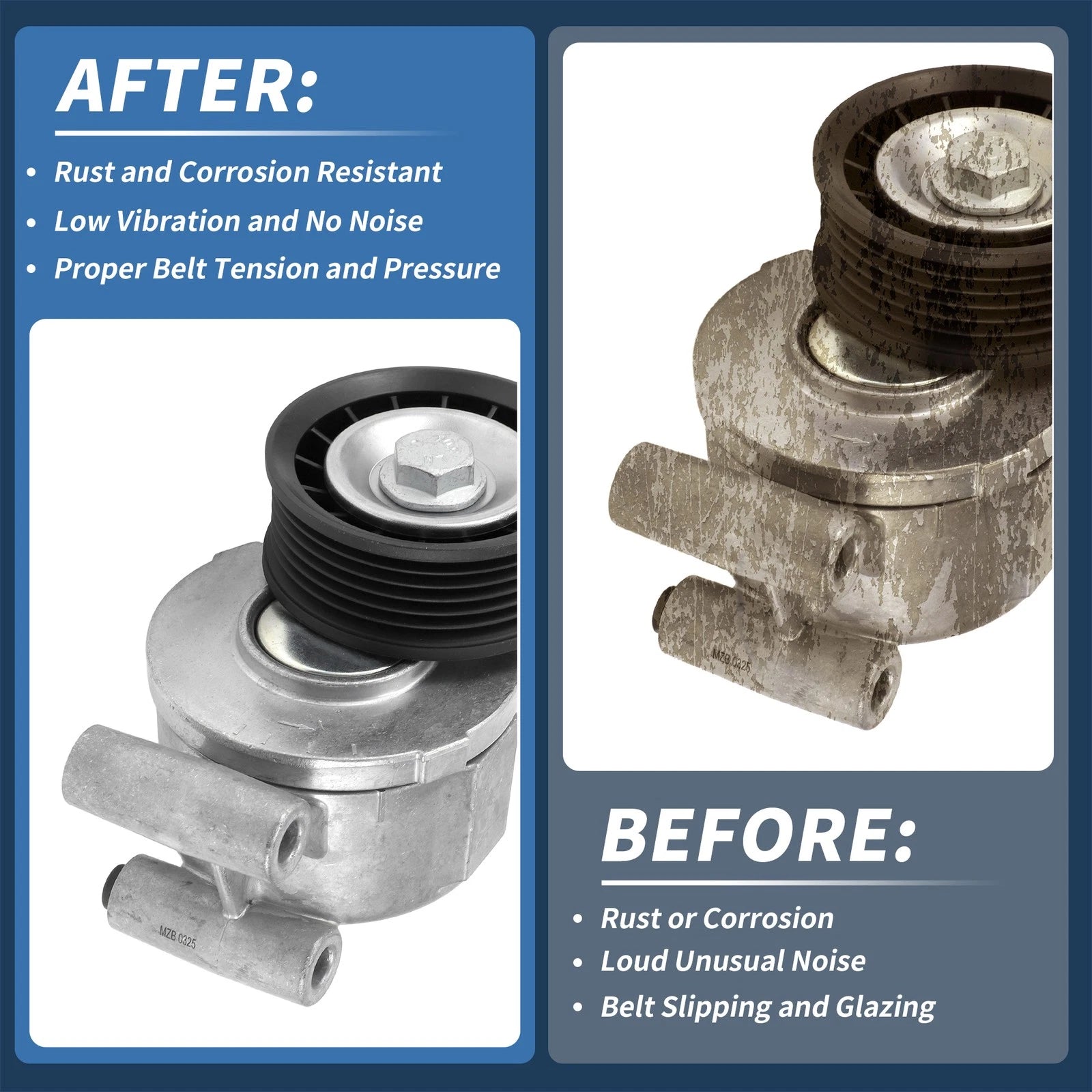 Belt Tensioner for Ford C-Max (2007–2008) 1.8L