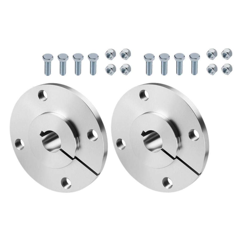 Set of 2 Aluminum Wheel Hubs for Go Kart Off Road Cart (1" Bore)