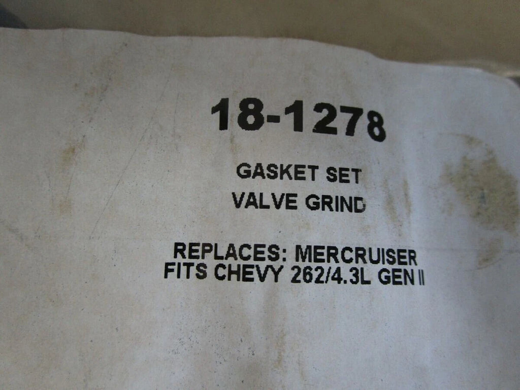 Head VRS Gasket Set for Mercruiser Volvo OMC V6 4.3 Litre (GM 262 cui) 18-1278