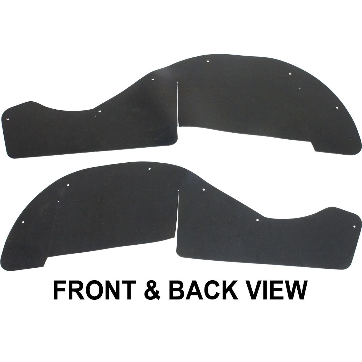 Front Left & Right Splash Shield Set for Chevrolet S10 & Blazer (1994-2005)
