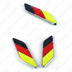 3D Aluminum Germany German Flag Badge for Fender Side Door (2000-2001)