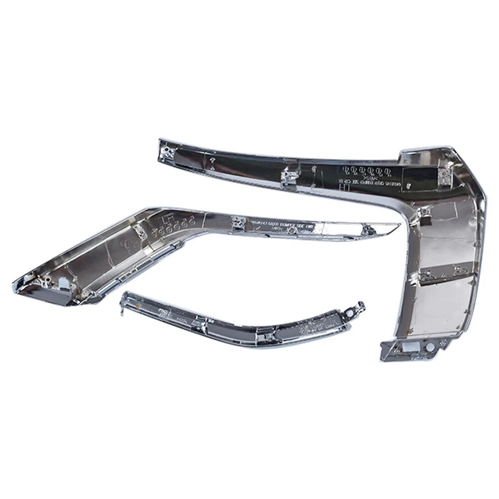 Set of 2 Front Bumper Chrome Trim Molding for Mitsubishi Outlander (2016–2020)