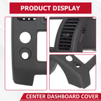 Dash Console Bezel Panel for Nissan Frontier (2005-2020) Matte Black