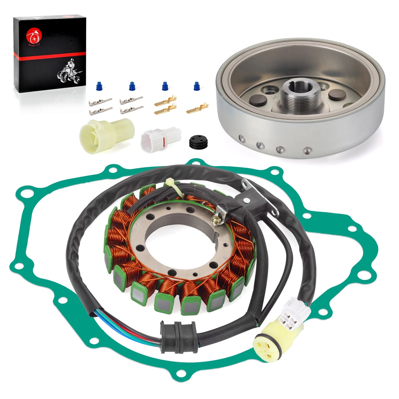 Stator & Flywheel w/ Gasket for Yamaha Rhino 660 YXR660F (2004–2007)