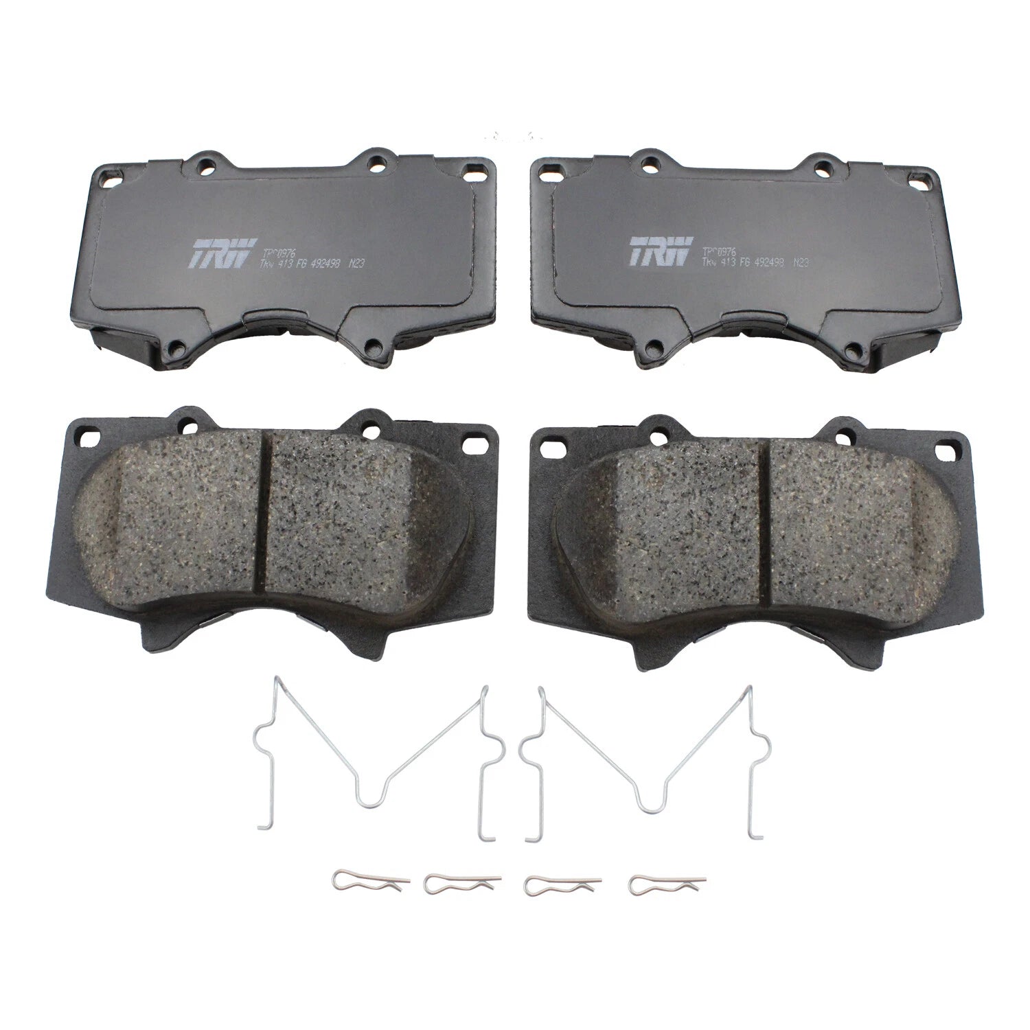 TRW Pro Front Ceramic Brake Pad Set for Toyota GX460 4Runner FJ Cruiser Sequoia Tacoma (2010–2023)