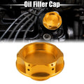 Gold Tone Gas Engine Oil Filler Cap for Subaru Impreza Outback Legacy (1993–2023)