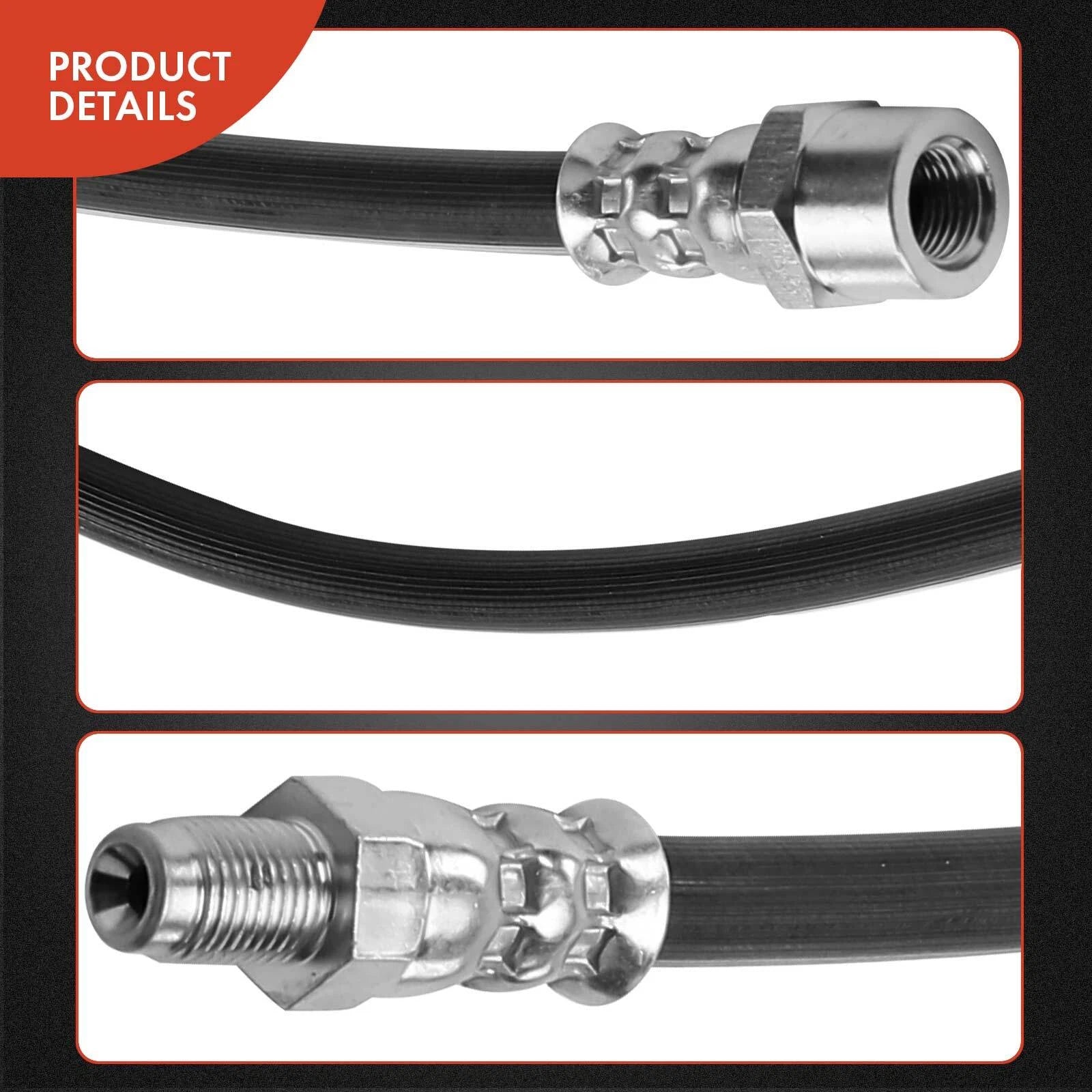 Front Brake Hydraulic Hose for Mercedes-Benz E300 E320 E420 (1994-1995)
