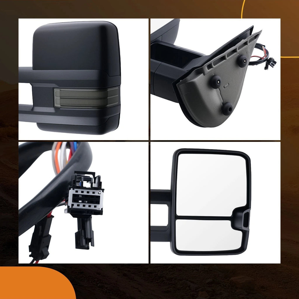 Power Towing Mirror for Sierra 2500/3500 HD (2007–2014) 20809948