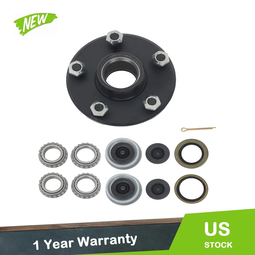 Trailer Hub Kit for 2000 lbs Spindle (1" or 1.0625")