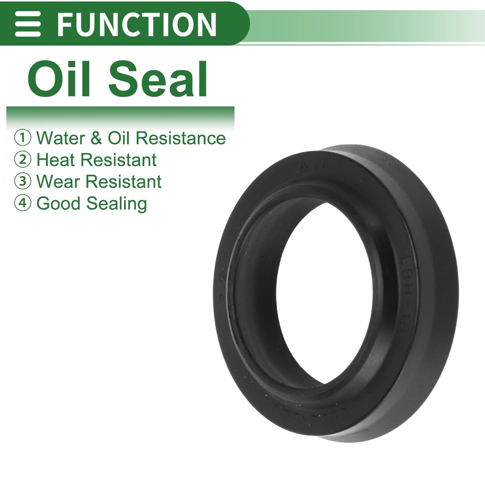 Set of 5 Oil Seal Ring Rotary Shaft Seal NBR Rubber 18x26x4.5mm