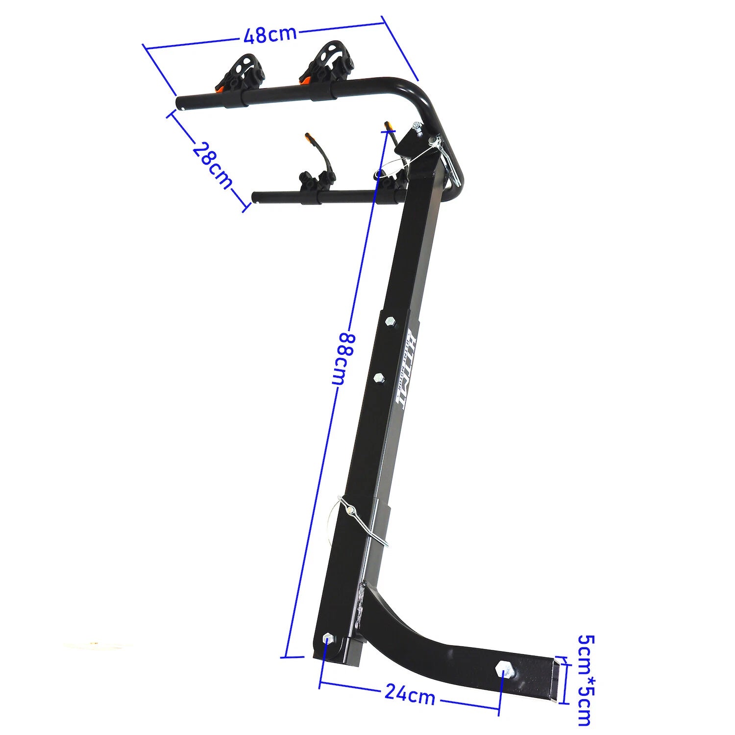 2 Bike Rack Bicycle Carrier for Car Truck SUV (Hitch Mount, 2" Receiver)
