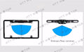 HD Color CMOS Rear View Backup Camera for Universal License Plate Frame