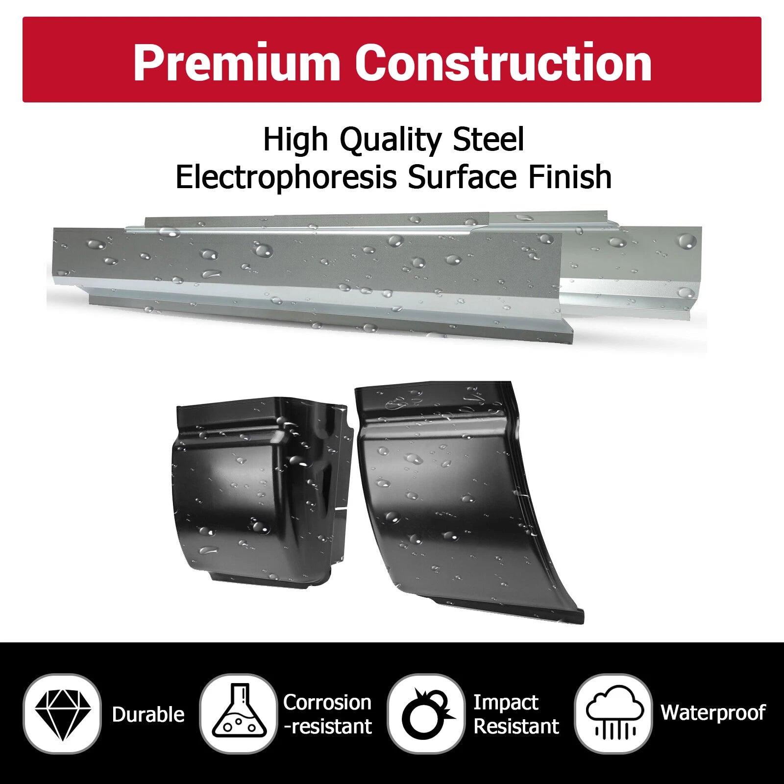 Corner Rocker Panel Kit for Dodge Ram 1500 2500 3500 (2002-2009)