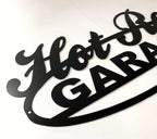 Vintage Hot Rod Garage Metal Sign Script for Universal (No Year)