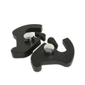 Black Sissy Bar Luggage Rack Docking Clip Kits for Harley Touring Softail