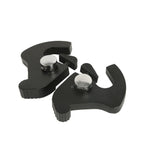 Black Sissy Bar Luggage Rack Docking Clip Kits for Harley Touring Softail