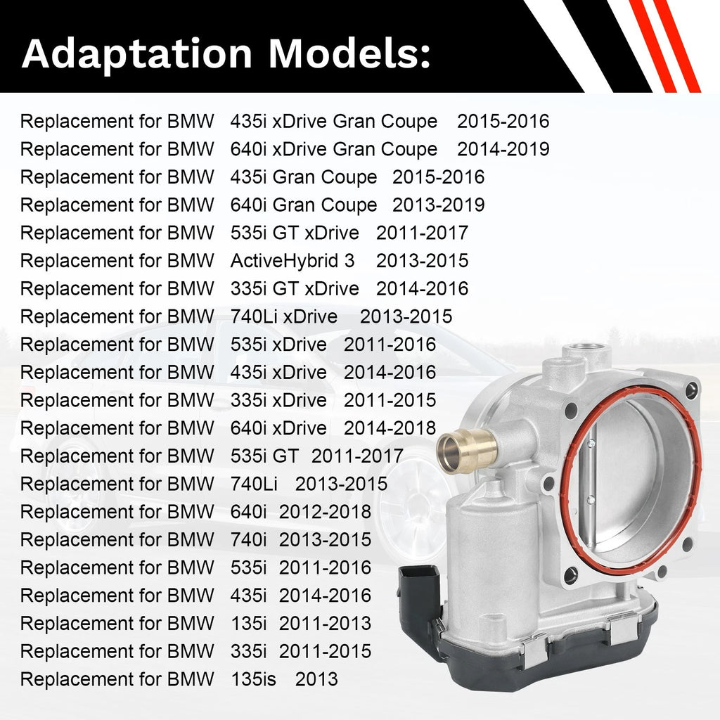 Throttle Body for BMW 335i, X5, 535i, X3 (2011-2018)