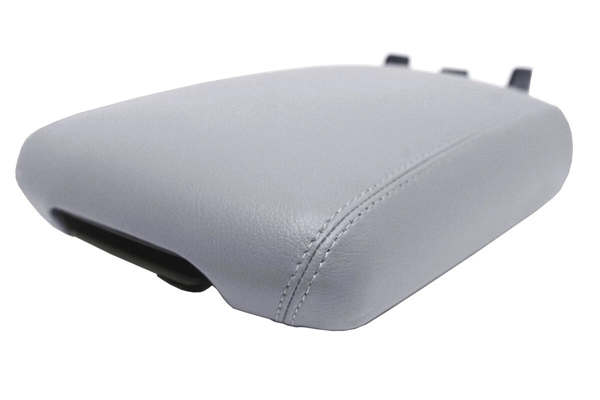 Leather Console Lid Armrest Cover for Kia Telluride (2020) - Gray