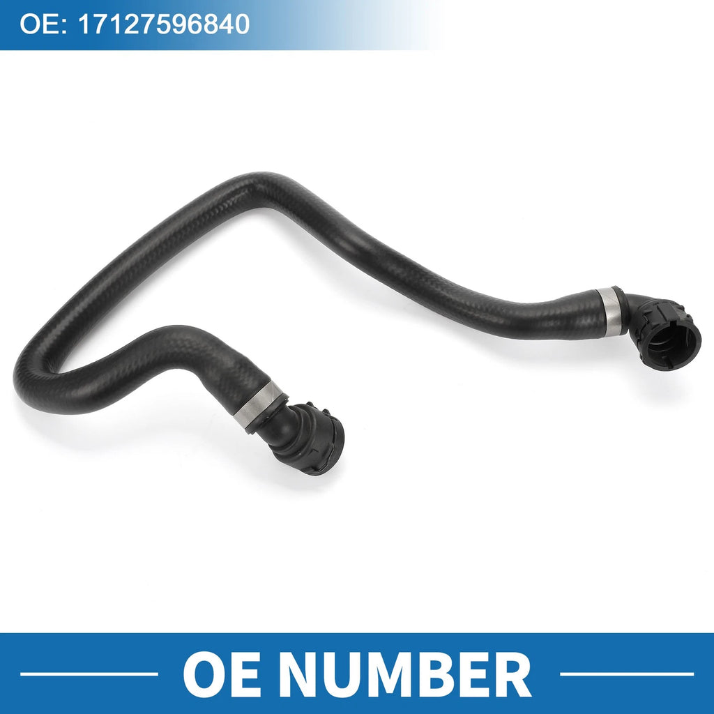 Radiator Hose No.17127596840 for BMW 320i (2013–2015) Rubber Black
