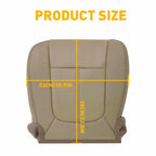 Left Bottom Seat Cover Leather Tan for Ford F350 F250 F450 F550 (2011–2016)
