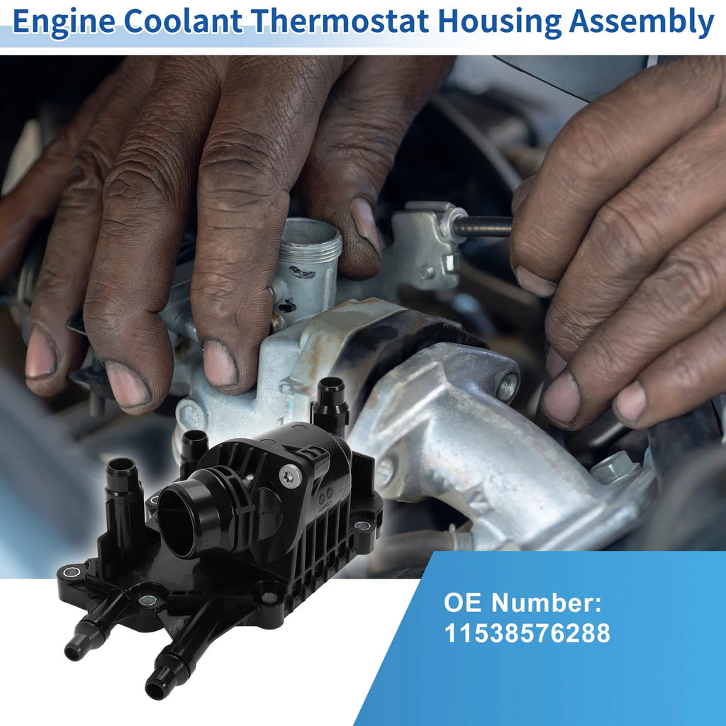 Engine Coolant Thermostat Housing Assembly No. 11538576288 for BMW 5-Series (2018)