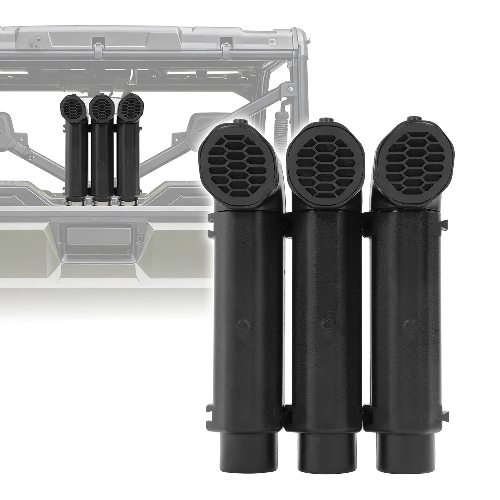 Snorkel Kit for Polaris Ranger SP 570 (2022–2023) - Clamp on ABS+PVC Black