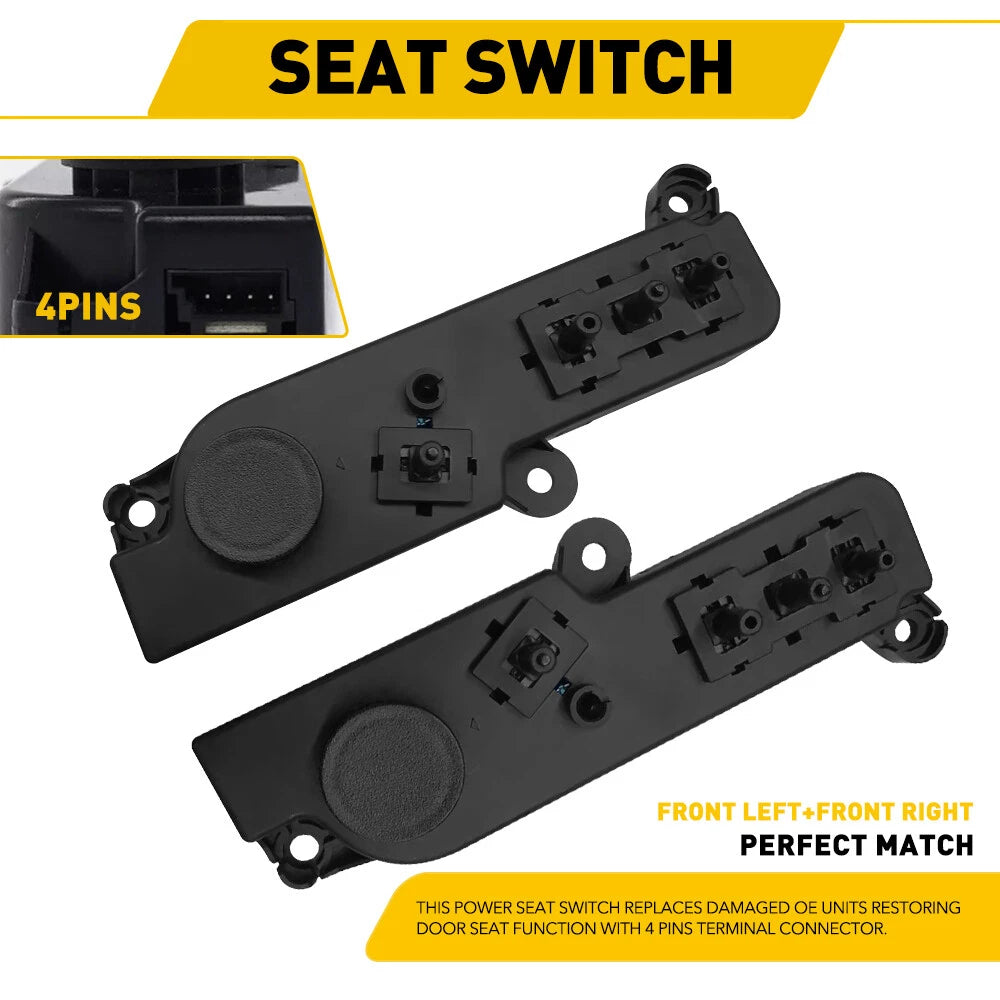Pair Power Seat Switches for Tesla Model 3/Y (2017–2022)