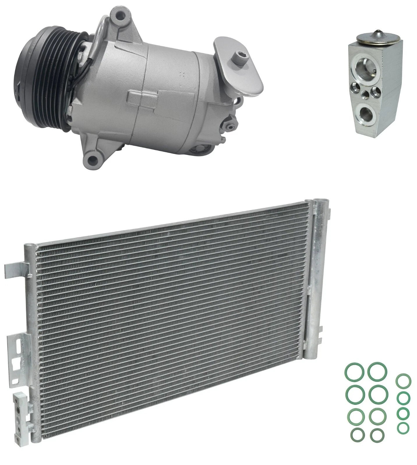 AC Compressor Kit With Condenser for Saturn Ion 2.0L (2007–2007)