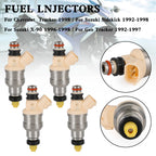 4X Fuel Injectors 15710-58B00 for Suzuki Sidekick Tracker X-90 (1996–1998)